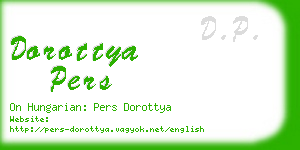 dorottya pers business card